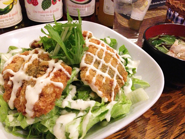 BacXusのタルタル鯛カツ丼800円