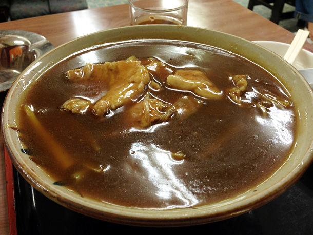 広栄屋のカレー南ばんそば 730円