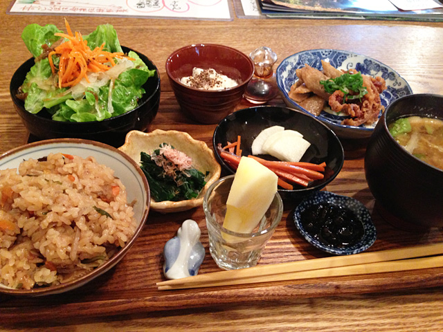 ふくしまオルガン堂・この日の定食