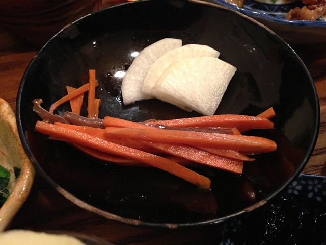 ふくしまオルガン堂・漬け物なのに野菜自体の甘みを感じる