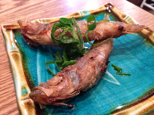 ふくしまオルガン堂・茨城産メヒカリ唐揚(150円)
