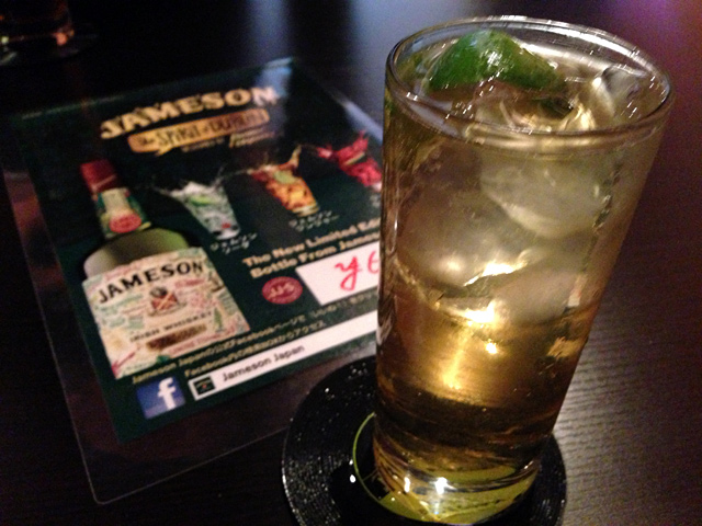 ARK BOX、この日はJAMESONのイベントだったのでJAMESONハイボール