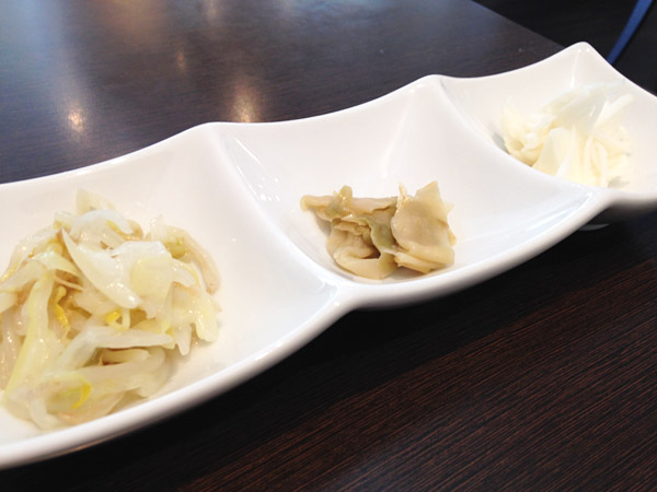 ランチセットの香の物