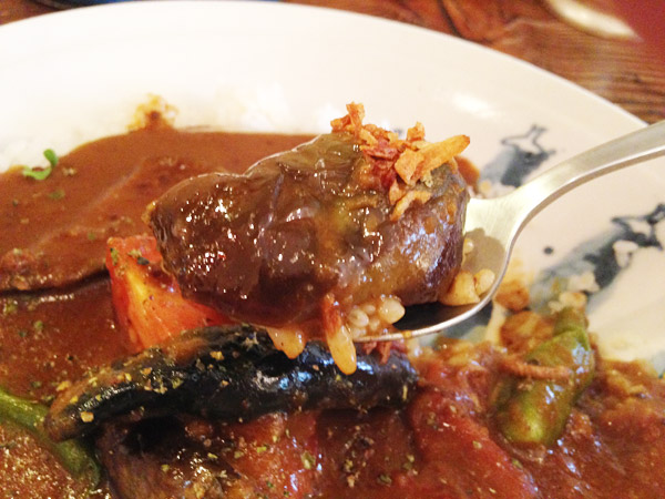 なすとカレーがいい具合にマッチしてる