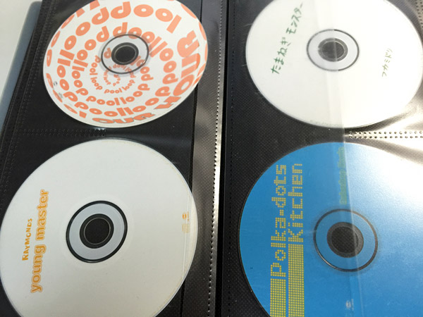 OurHourとかRoboshop Maniaとか、RAYMONDS、フカミドリ。すげーな、こんなCDよく残っていたな、、、