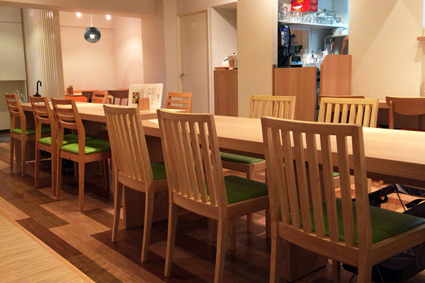 イメージ通りとても明るい店内です