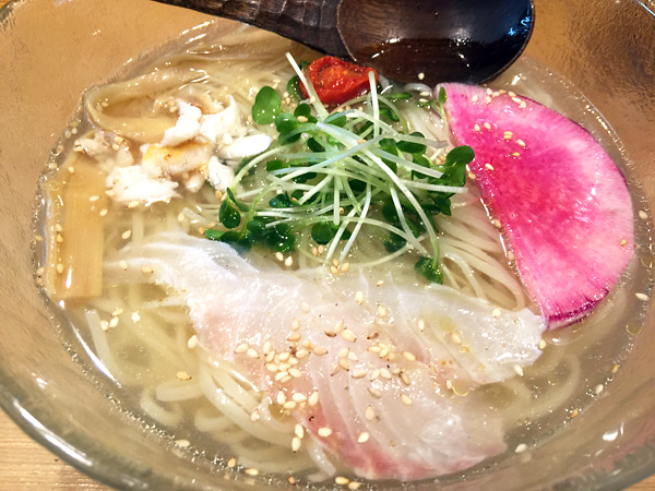 鯛そば そるとの『冷やし 鯛そば』 980円(税込)