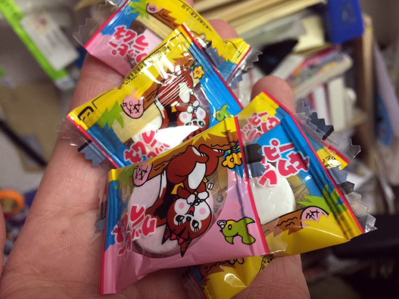クッピーラムネはおいしかったです、イチゴみたいなヤツが特に