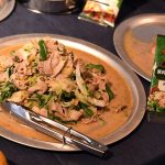 「豚肉と野菜の香草蒸し」
