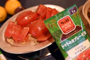 「トマトのカプレーゼ風」