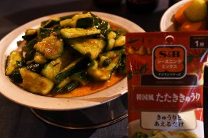 「韓国風たたききゅうり」