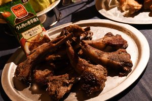 「ラム肉の香草焼き」