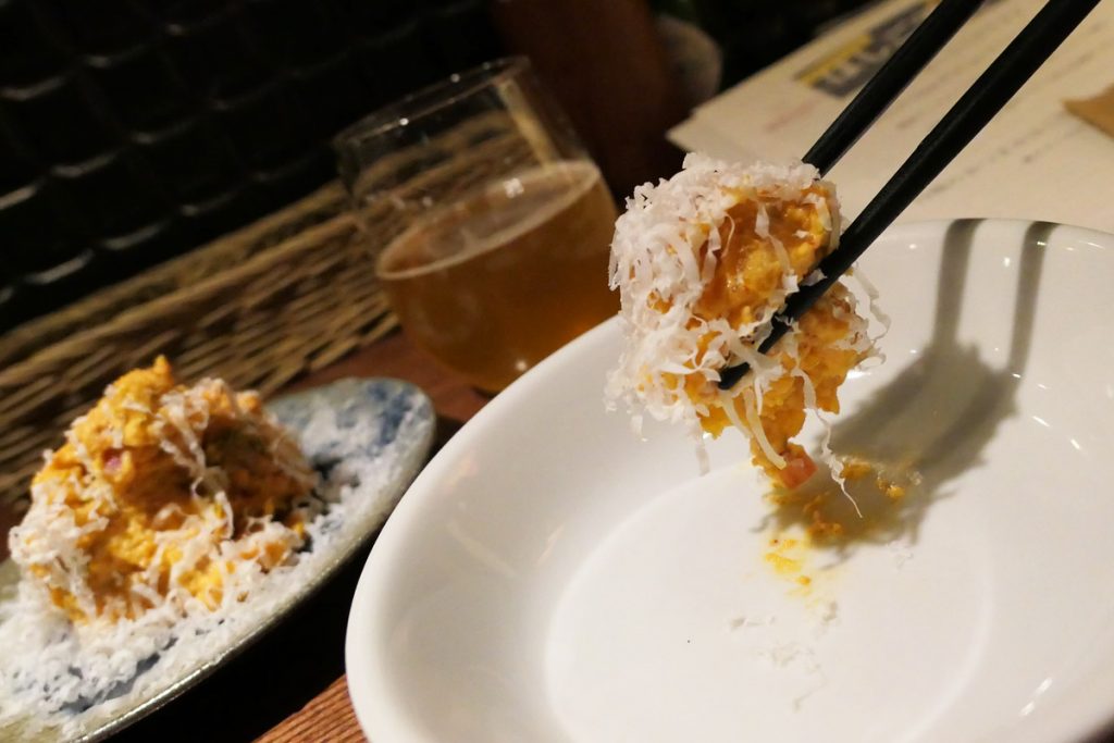 キムチもチーズも、出過ぎない絶妙なバランス。ビールがよりおいしくいただけます
