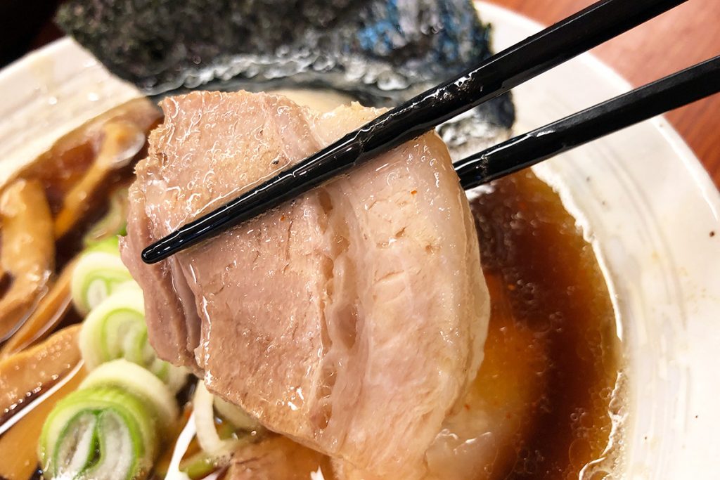 醤油スープにはさらに合うとろとろチャーシュー