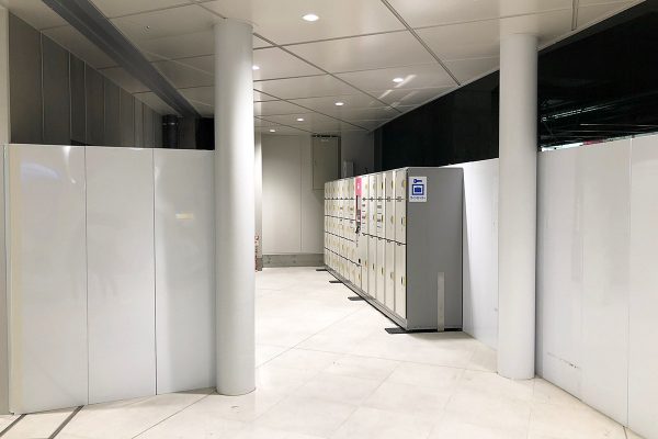 改札の外にあるコインロッカーとしては、下北沢駅で1番大きいものになります