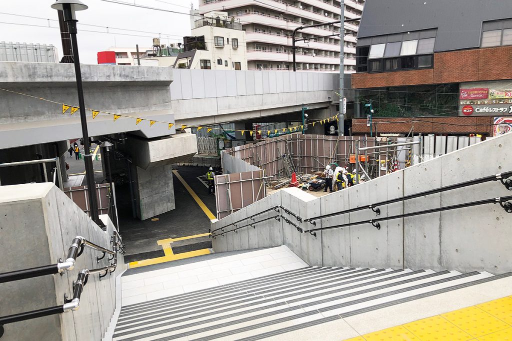 ちなみに階段上からだとこんな景色