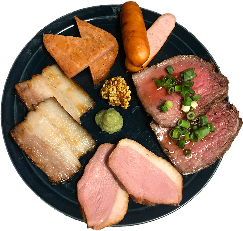 Dining Bar U7 『燻製お肉の5種盛り合わせ』