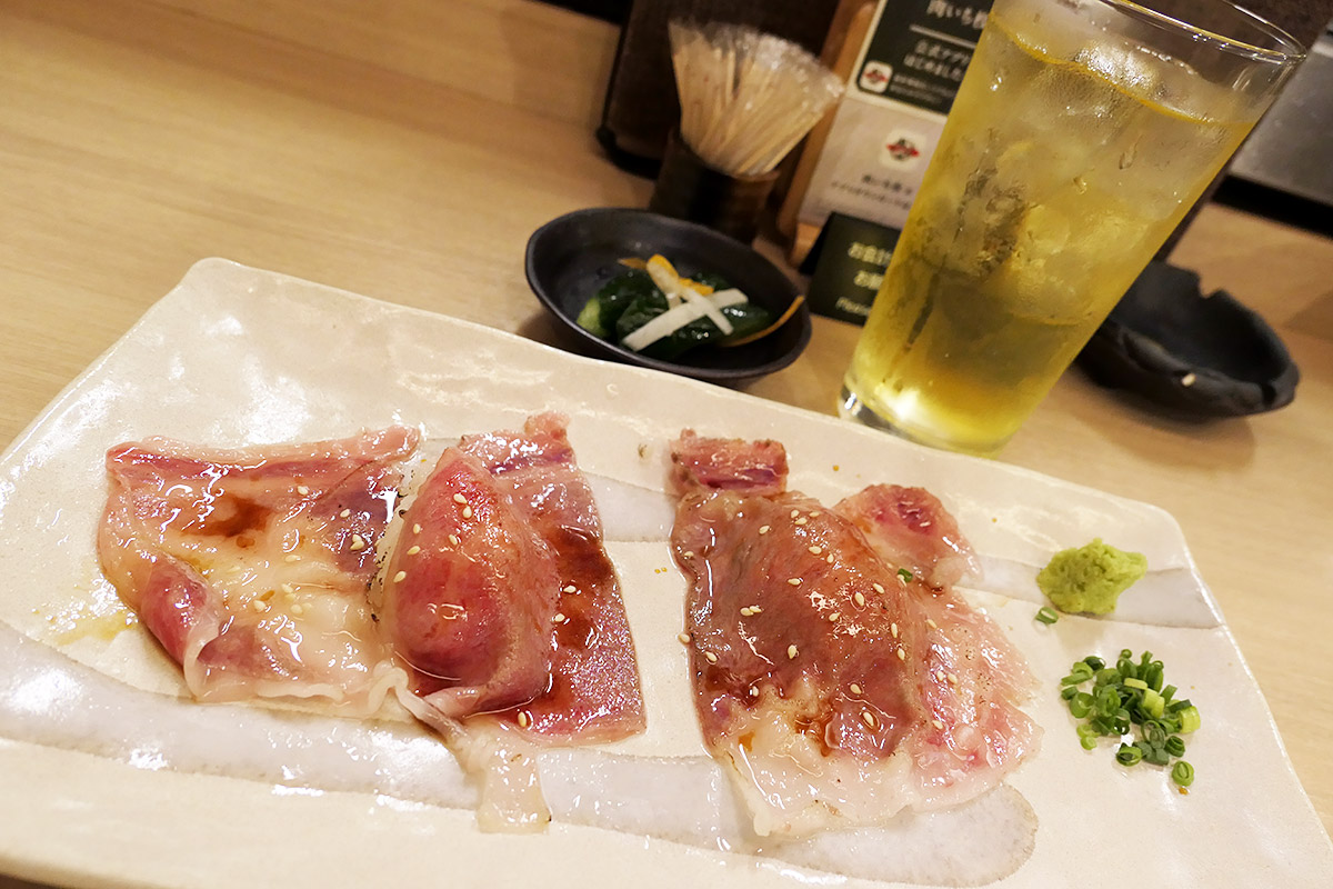 肉いち枚の「「黒毛和牛炙り寿司」」