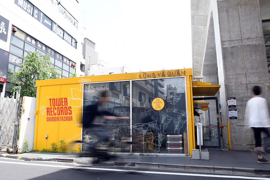 2019年に期間限定出店していた『タワーレコード下北沢店』
