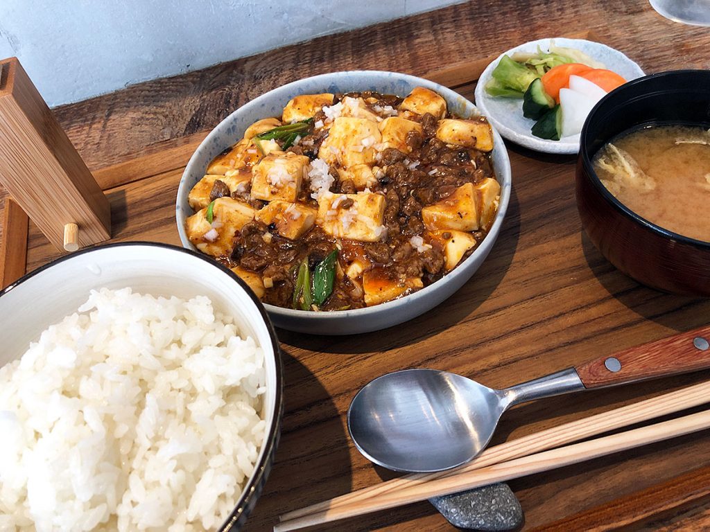 yuzukiの『本格!四川麻婆豆腐定食』950円(税別)