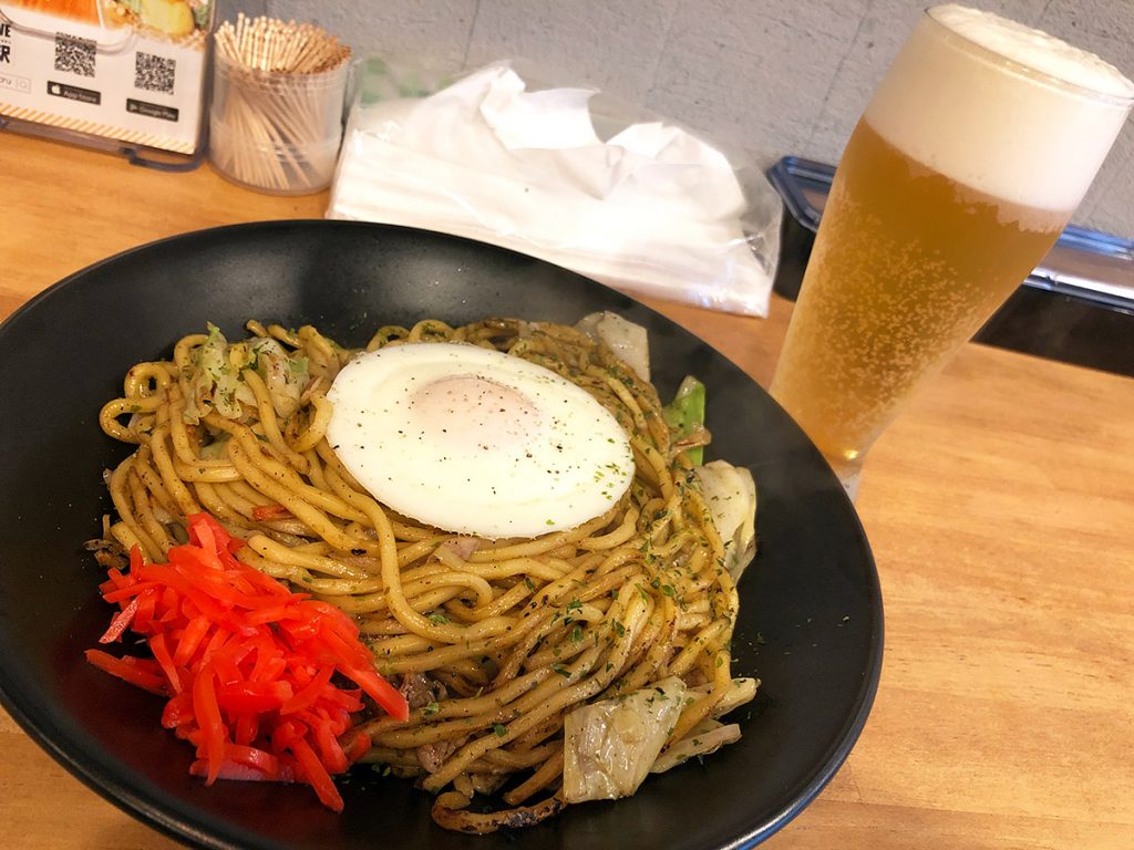 よくわからないけど湯気を見ていたら、ビールをオーダーしてしまった