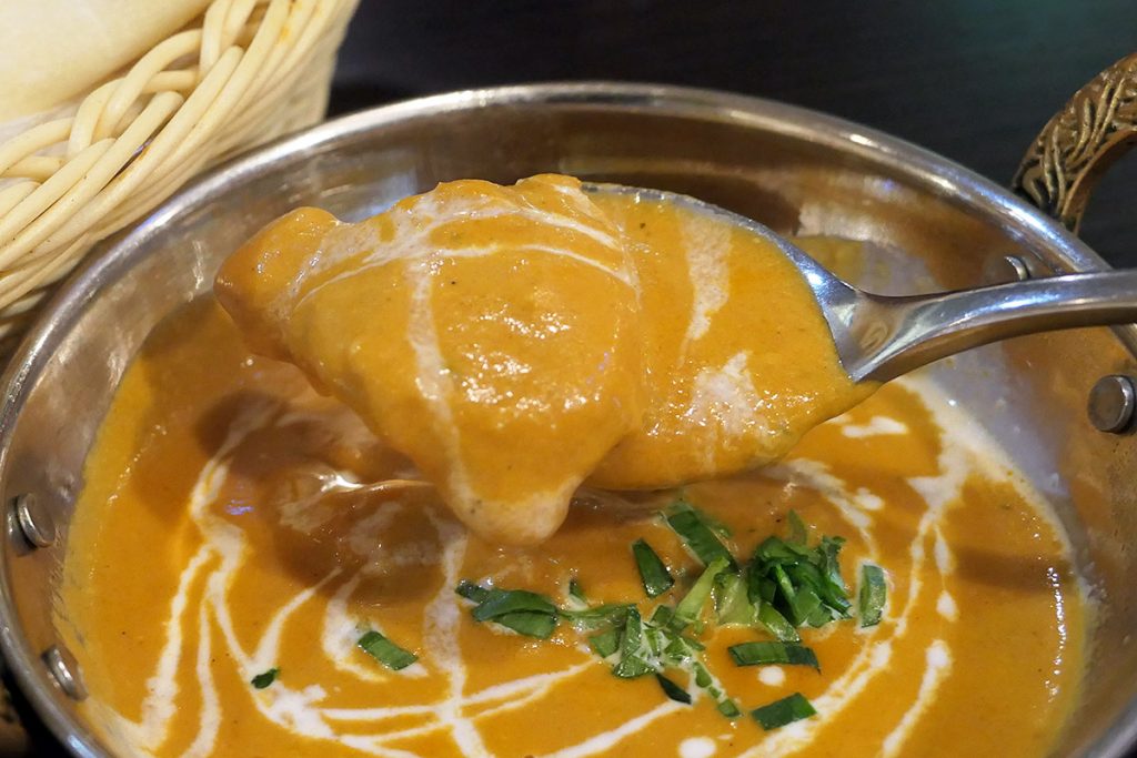 わかりにくいですが、ちゃんとごろっとした鶏肉が入っています