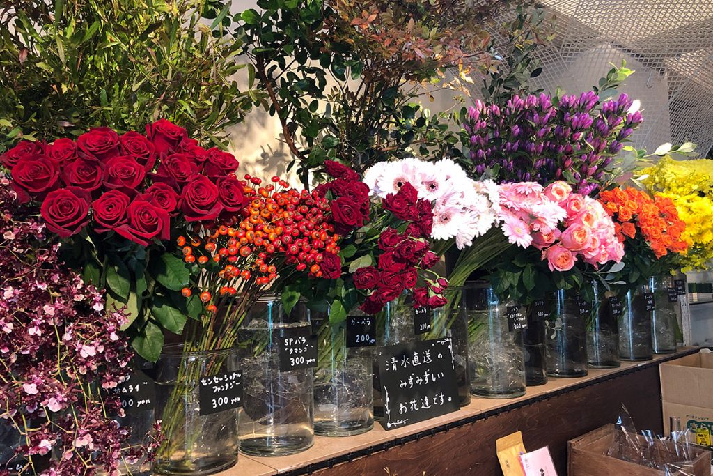 静岡県の清水から直送されたお花