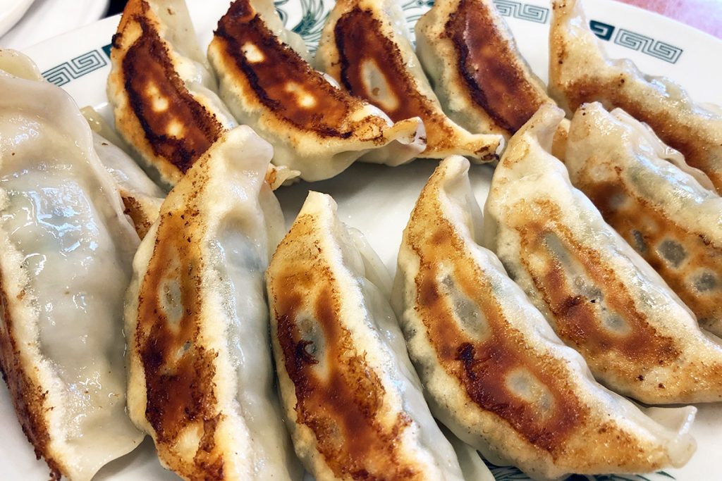 リニューアルされたばかりの餃子が12個!