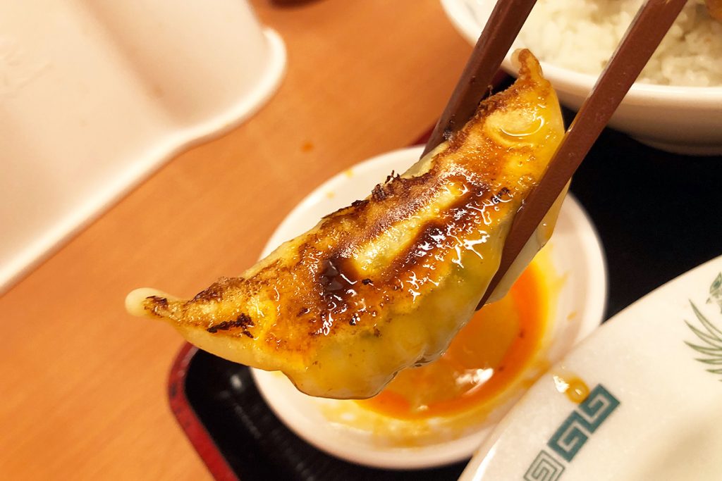 ホントに美味しくなりましたよね、日高屋の餃子