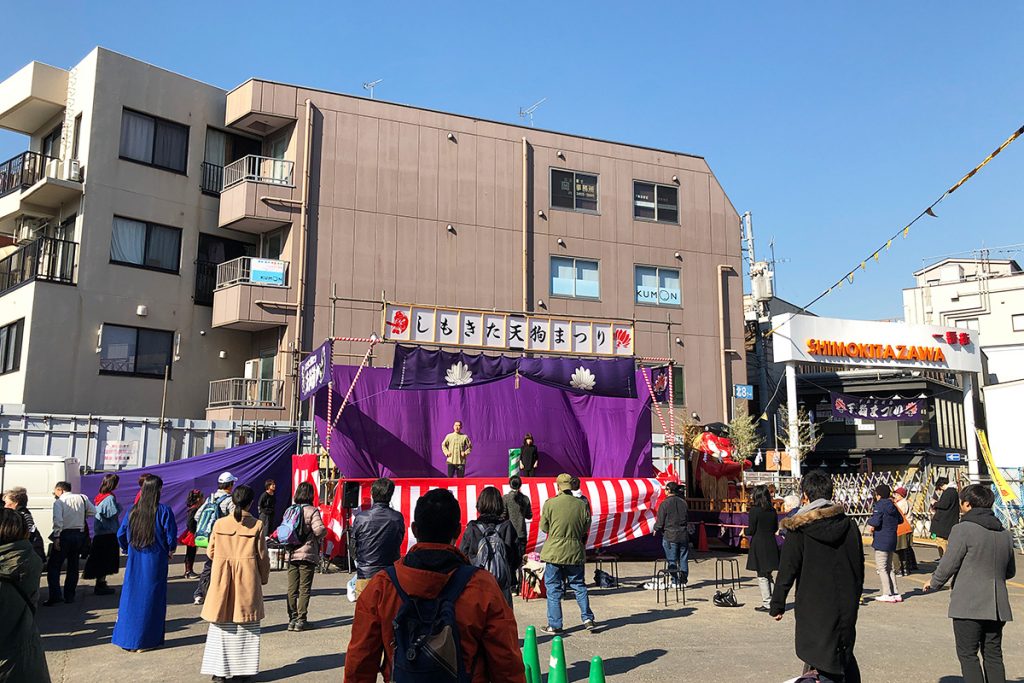 昨年の特設会場、今は下北線路街空き地になりました
