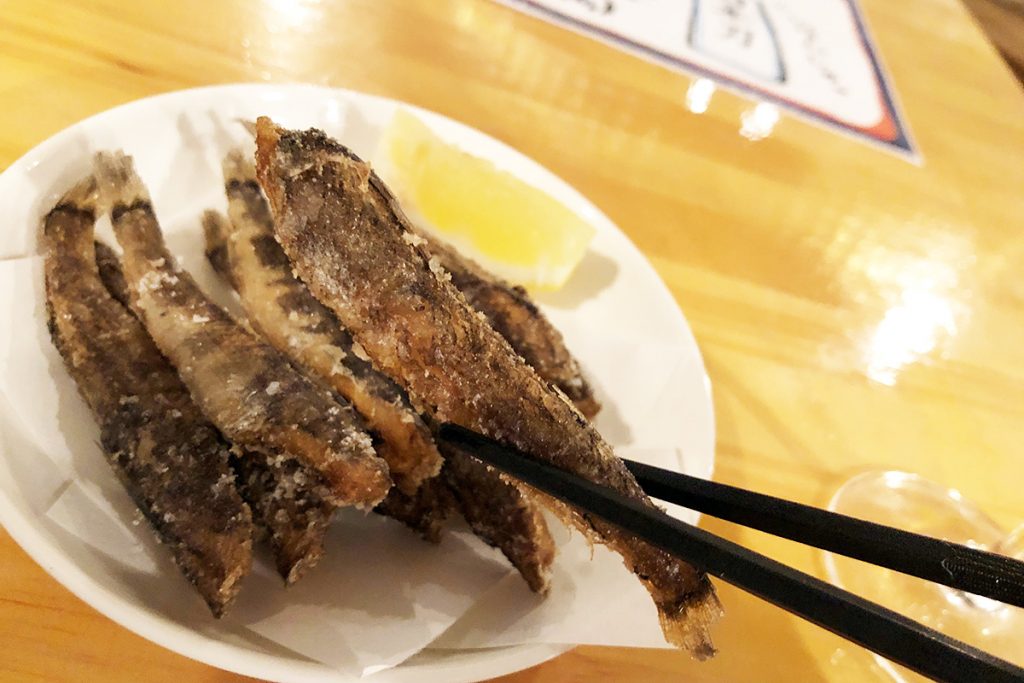 シンプルな塩味、それが目光の唐揚げをイチバン美味しく食べられる