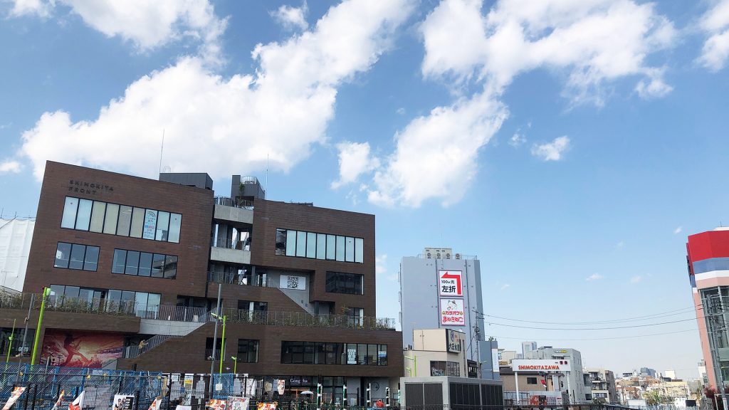 Zoom用バーチャル背景『下北沢駅東口前』