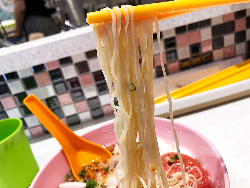 超極細麺、そうめんよりも細い