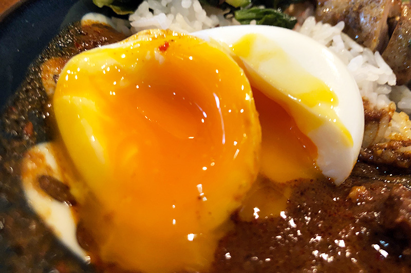 半熟加減がベストな玉子