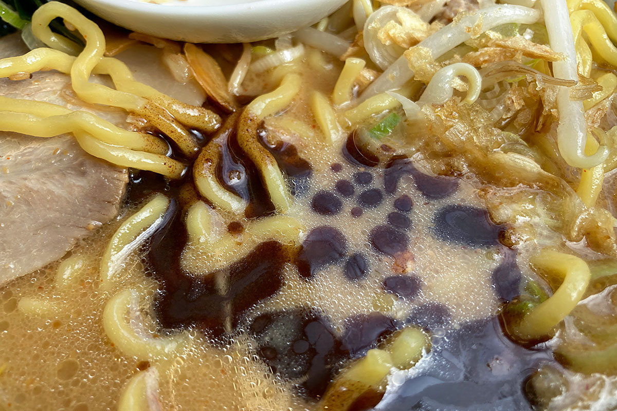 マー油のコクと香りも合います