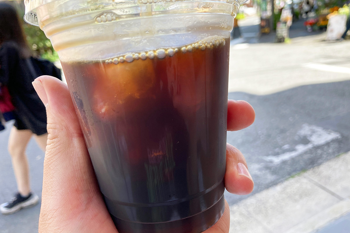なにげにアイスコーヒーも香ばしくて深い味わい