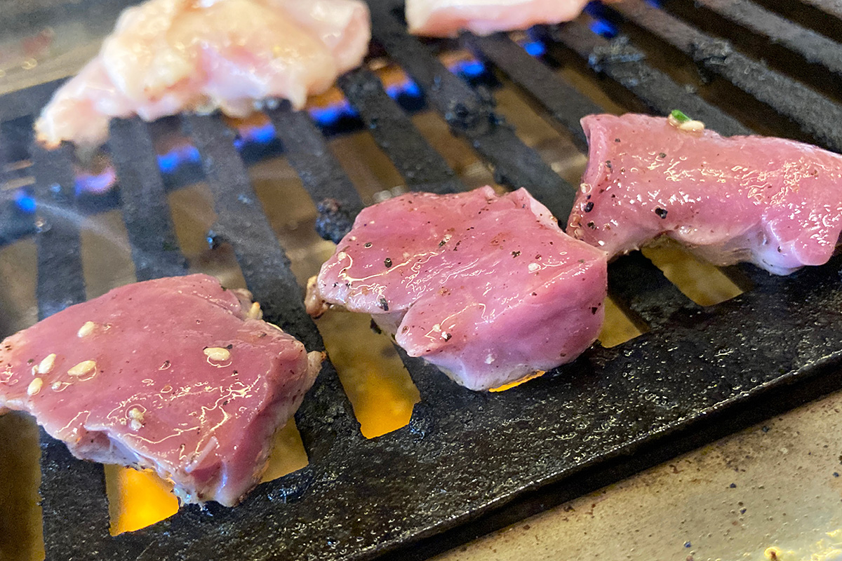 焼きます