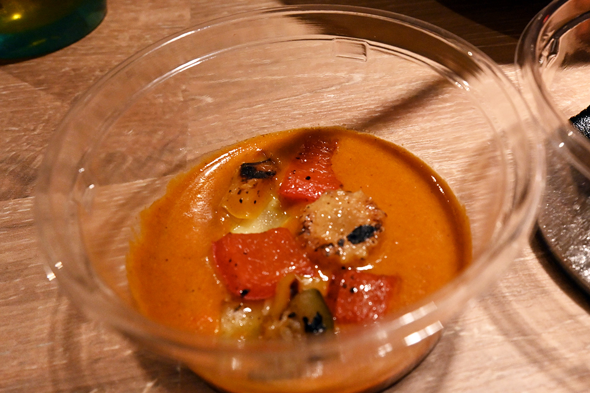 「野菜とカレー」トッピング