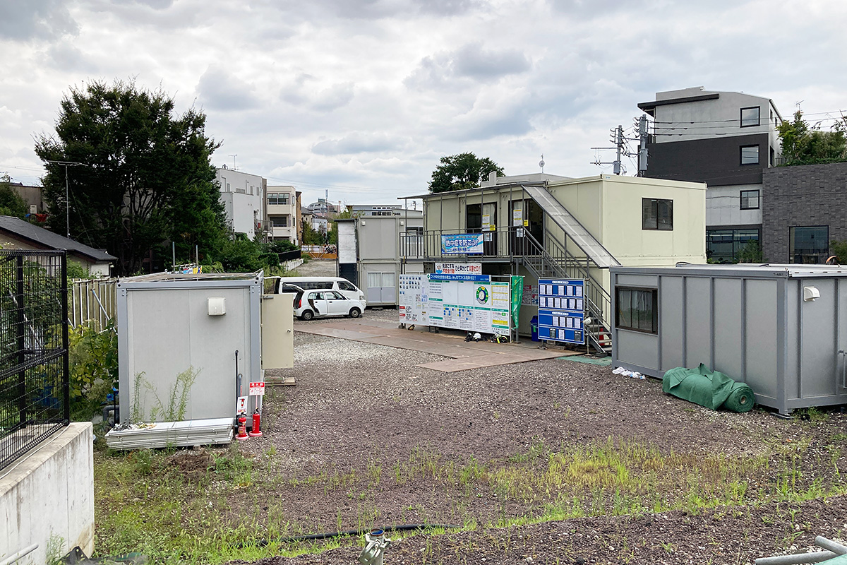「BONUS TRACK」方面の緑地予定地は未だこんな感じだけど