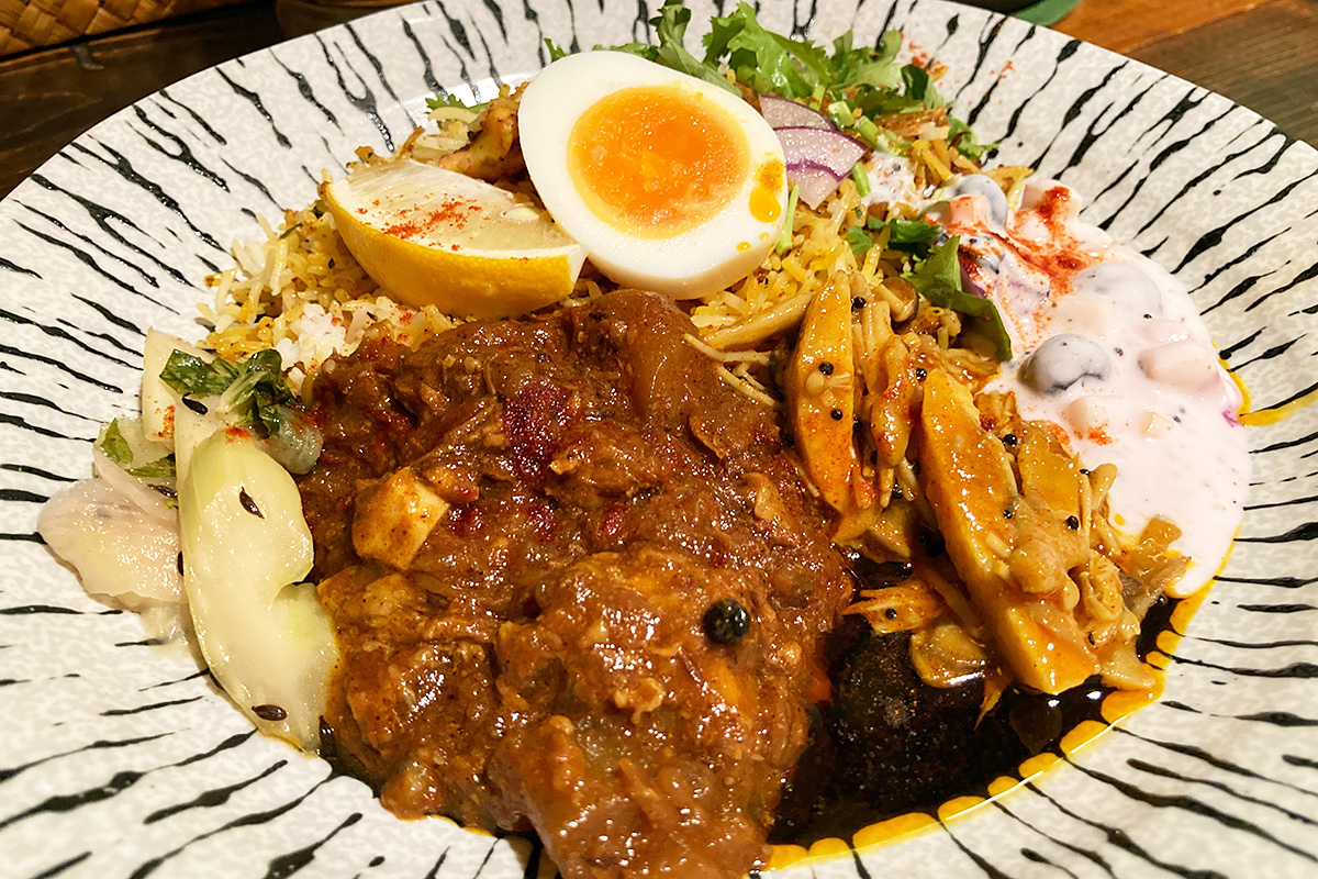 パンニャ「イカゲソのビリヤニ」1580円