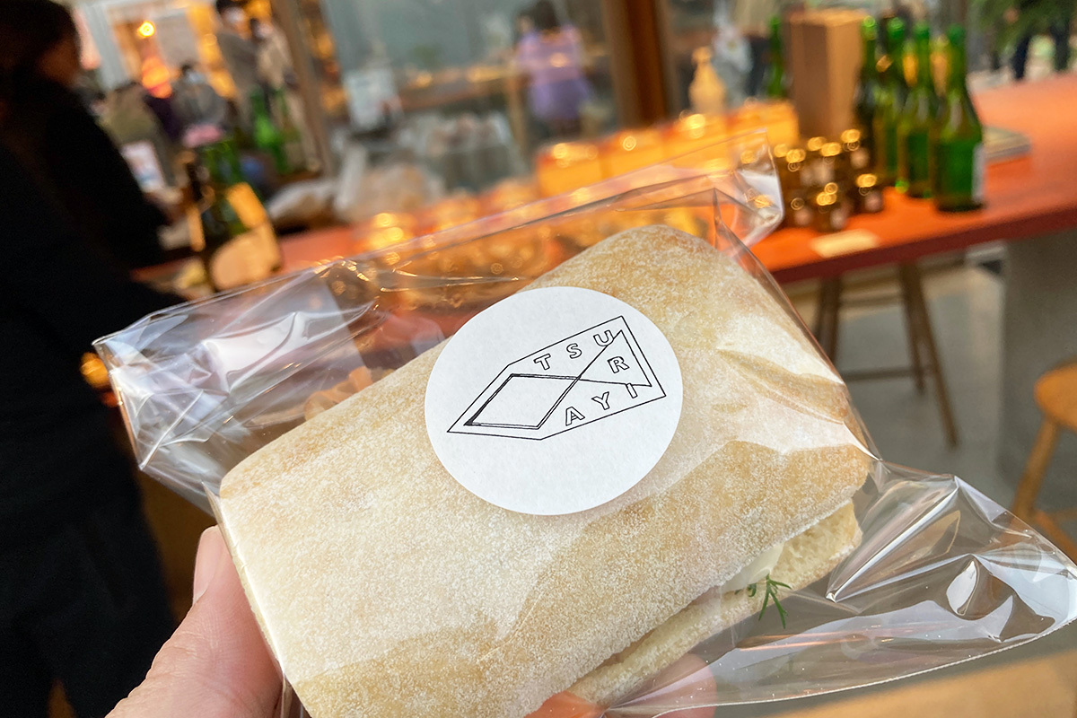 なんとなく気になったので「さばサンド」を購入