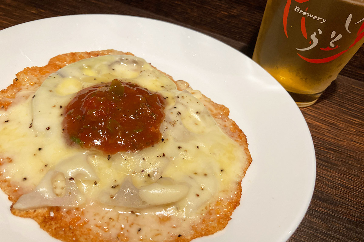 #チーズと激辛下北沢　beer bar うしとら 壱号店「れんこんチーズサルサ」
