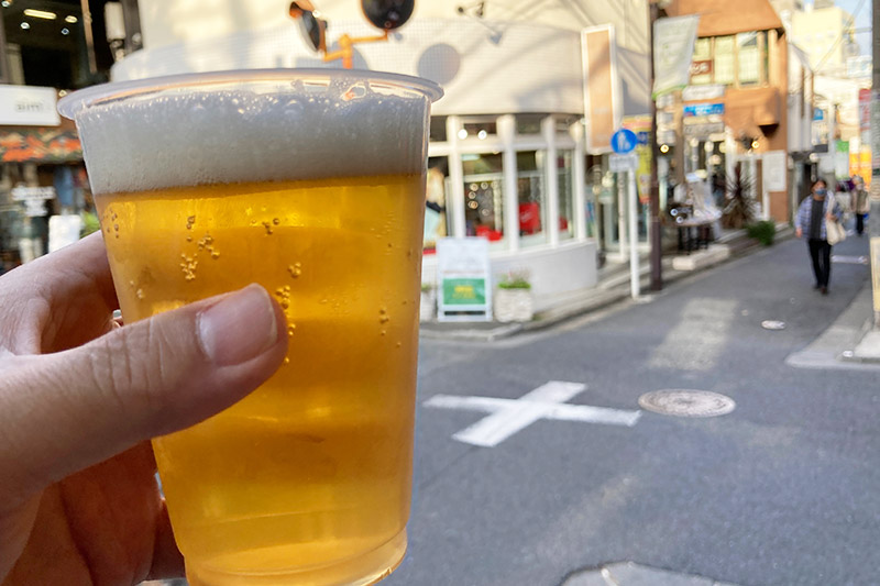 なんにせよ、ビールに最強に合います、このスフレサンド!