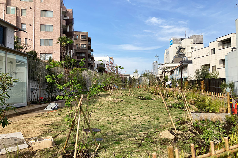 広場「ののはら」西側から