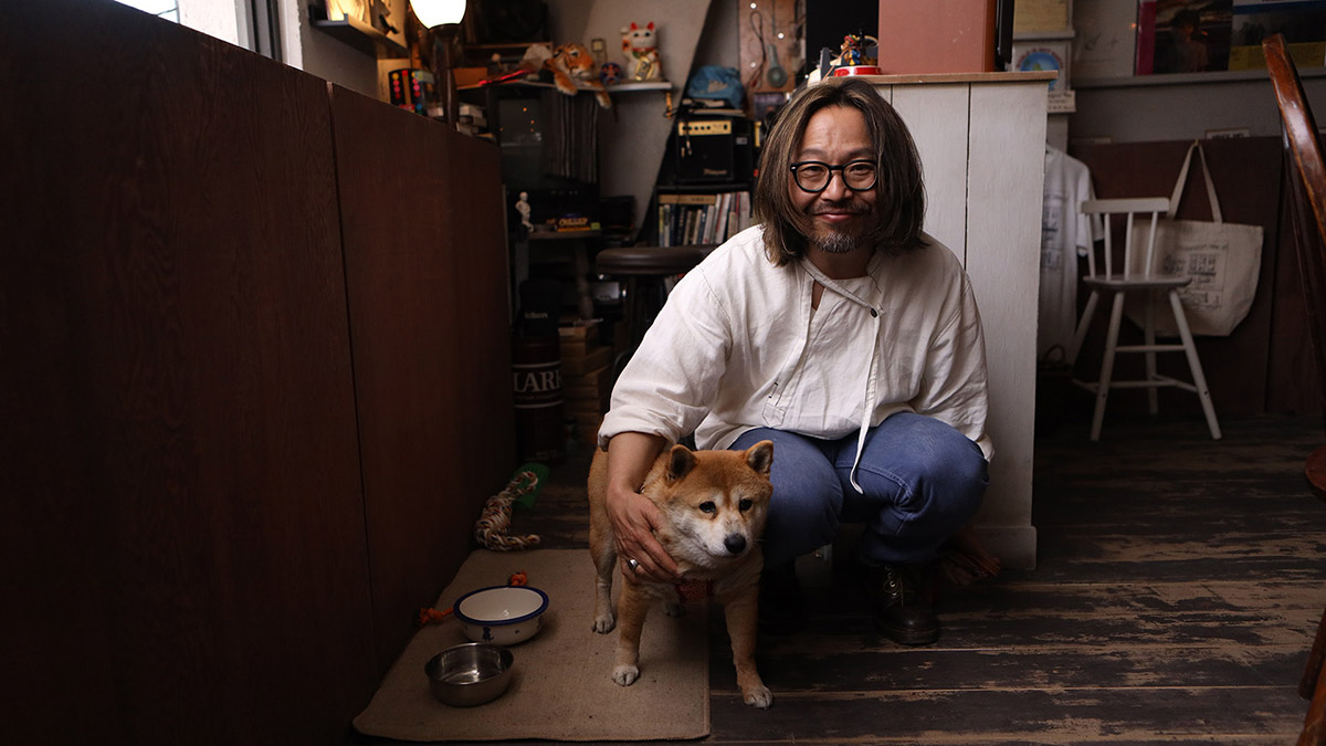 曽我部さんの愛犬・小春も撮影に参加
『それ忘れてくださいって言いましたけど。』　©Paravi