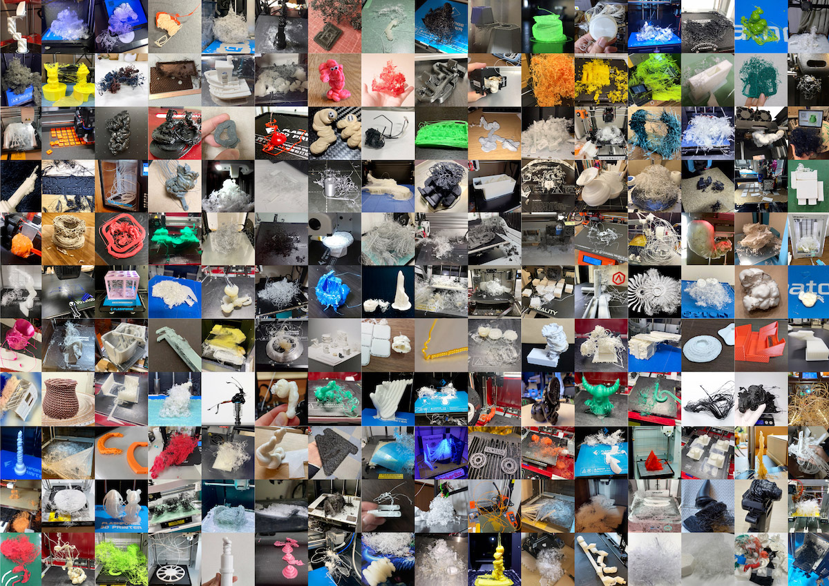 3Dプリンターの失敗作の数々、想像以上に難しいんだなぁちゃんと出力するのは