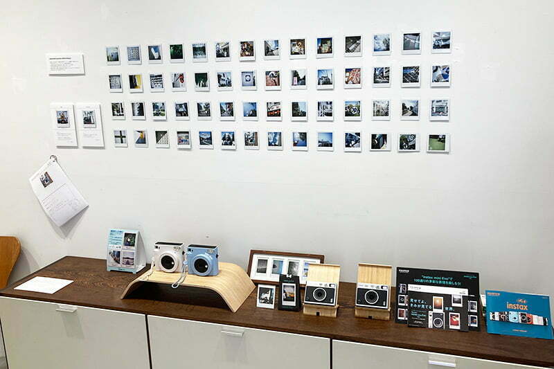 5月末の下北線路祭で開催された「フォトウォーク」、そのイベントで撮影されたチェキが展示されていました