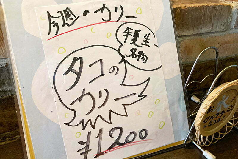 犬拳堂さんの夏至カレーは「夏至のタコカリー」