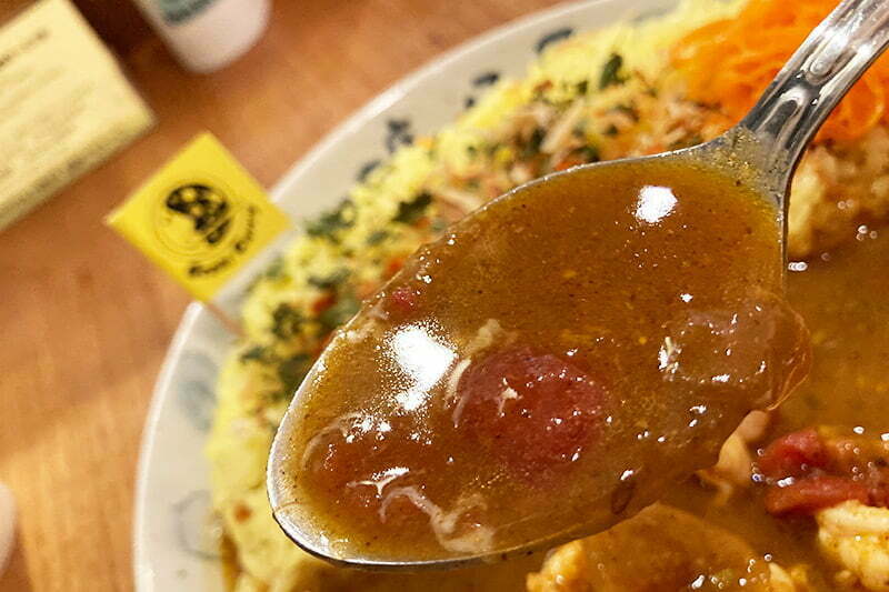 粘度低めサラサラのカレーです