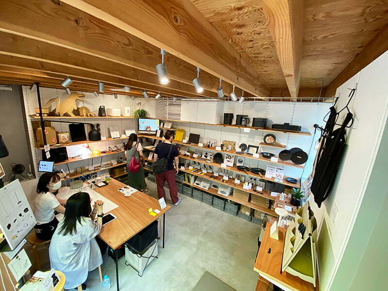 商品に実際触れて、購入を検討できるのが魅力的